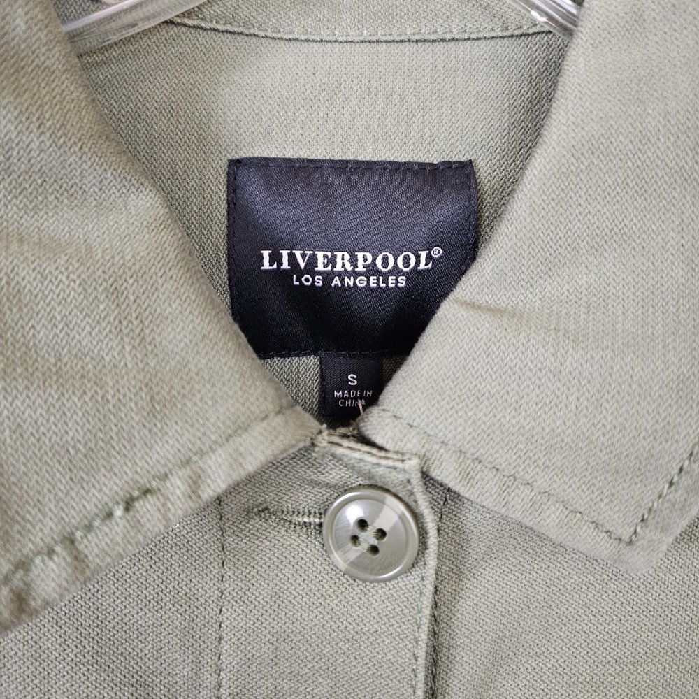 Liverpool Olive Green Utility Jacket - Picture 10 of 14